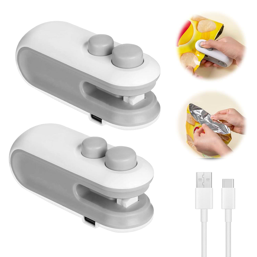 Mini Eletric Bag Sealer – Reseal Snack Bags in Seconds and Keep Food Fresh Longer